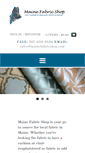 Mobile Screenshot of mainefabricshop.com